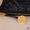 DiorStar Hobo Chain Bag in Black Crinkled Calfskin with Cannage Pattern