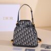 Medium Cest Dior Handbag in Blue Oblique Canvas