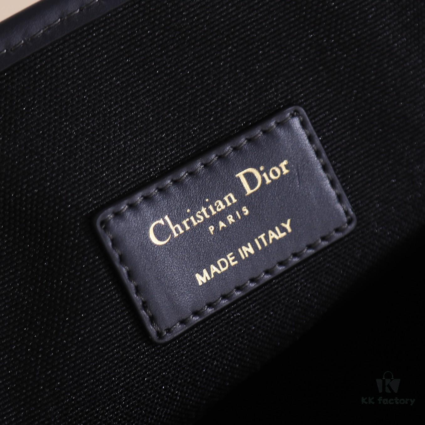 Medium Cest Dior Handbag in Blue Oblique Canvas