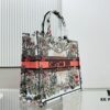 6930a7756e68136f4d9ac521 Thick Thread, Heavy Fabric Original Order Large Size Di0r Book Tote