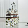 6930a77e6e68136f4d9ac533 Oversized Original Order Thick Yarn Fabric Dior Book Tote