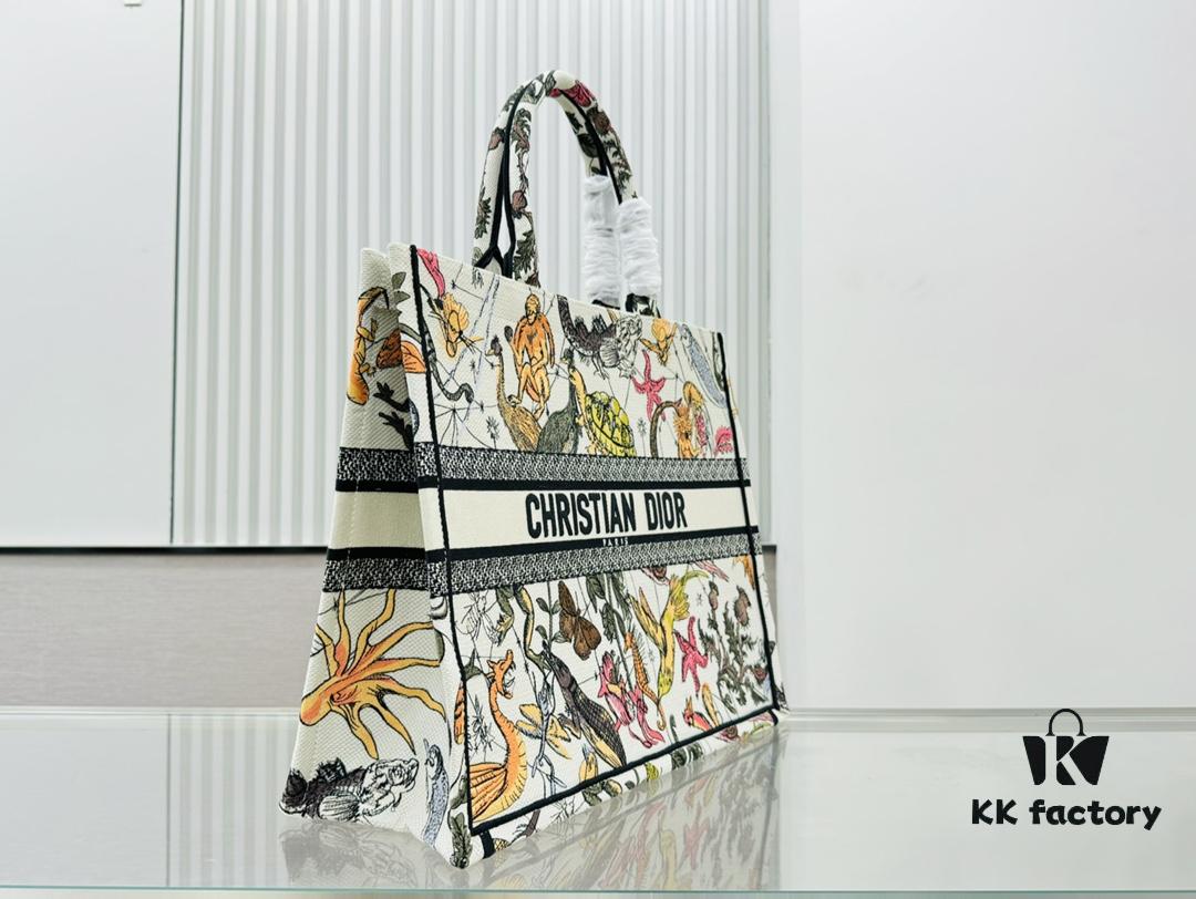 6930a7876e68136f4d9ac545 Oversized Original Order Thick Yarn Fabric Dior Book Tote