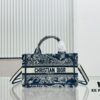 Black Blue Tiger, Super Mini with Shoulder Strap DIOR Book Tote 24 Spring/Summer New Arrival