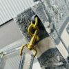 Dior Book Tote 24 Spring Mini Size with Shoulder Strap in Grey Tiger