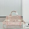 Pink Tiger, Ultra Mini with Shoulder Strap DIOR Book Tote 24 Spring/Summer New Arrival