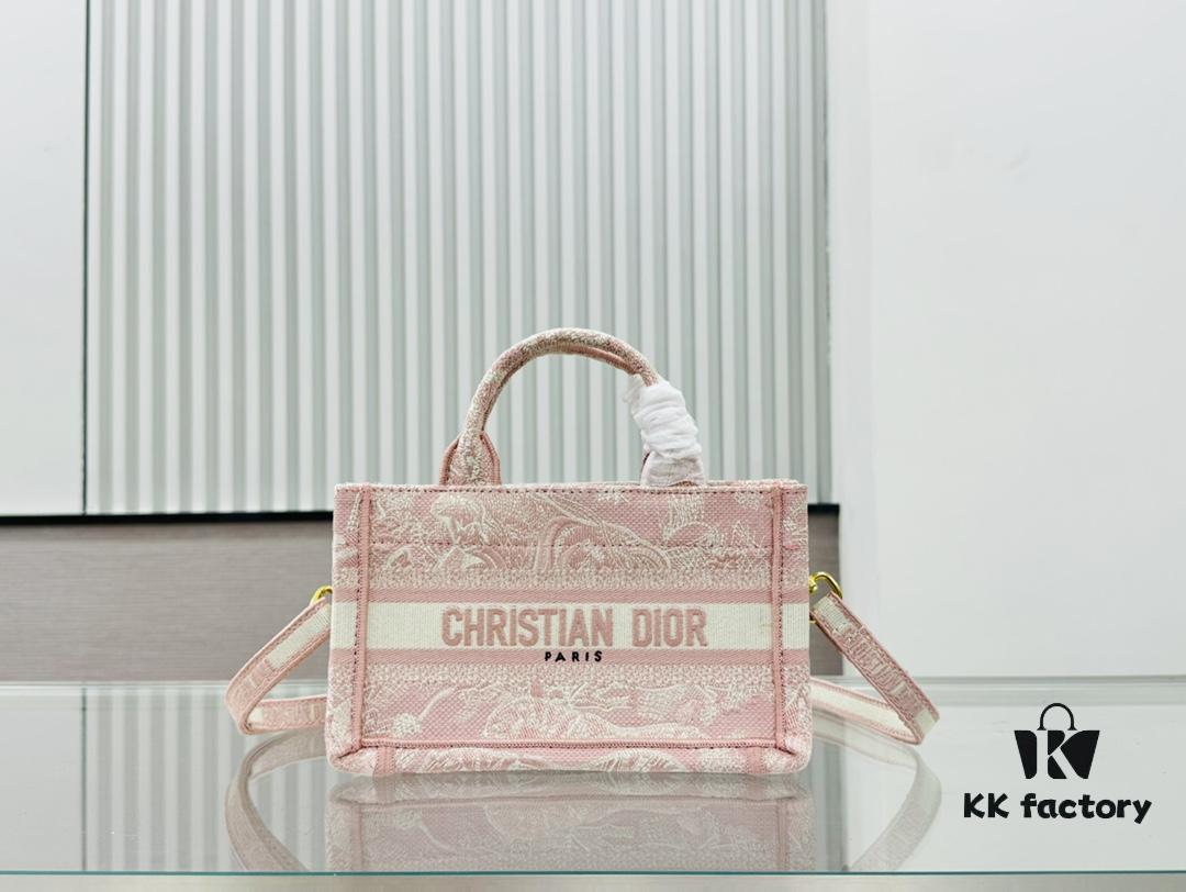 Pink Tiger, Ultra Mini with Shoulder Strap DIOR Book Tote 24 Spring/Summer New Arrival