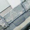 Dior Book Tote 24 Spring Mini Size with Shoulder Strap in Grey Tiger
