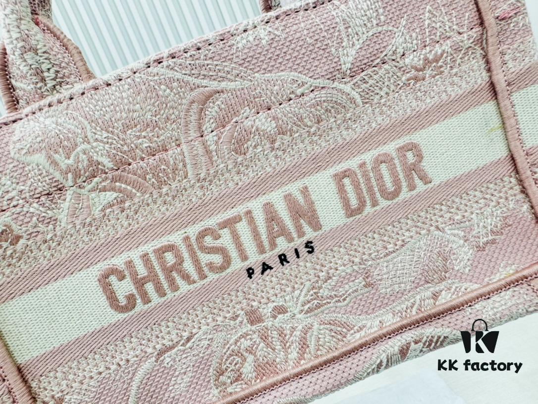 Pink Tiger, Ultra Mini with Shoulder Strap DIOR Book Tote 24 Spring/Summer New Arrival
