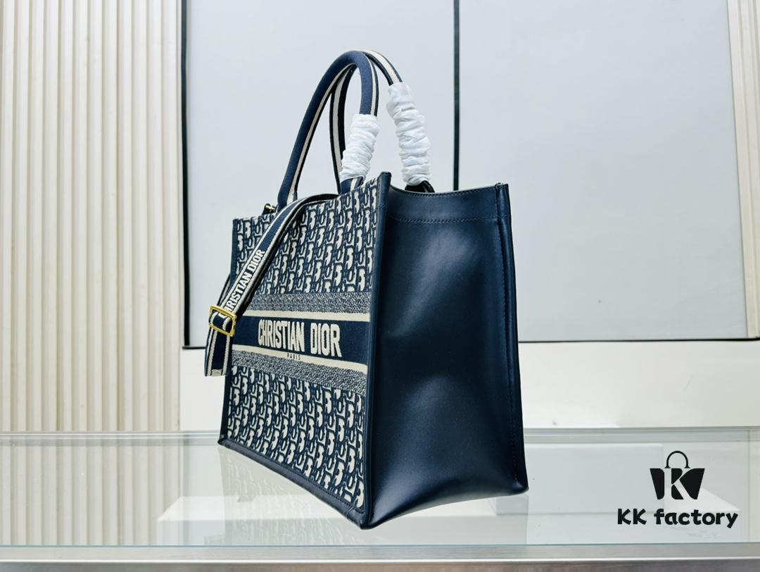 Vintage Blue, Medium Size Dior Book Tote24 Spring Collection New Arrival