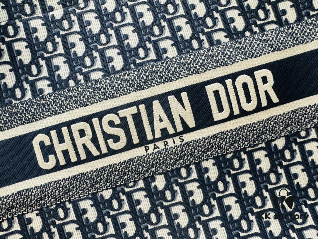 Vintage Blue, Medium Size Dior Book Tote24 Spring Collection New Arrival