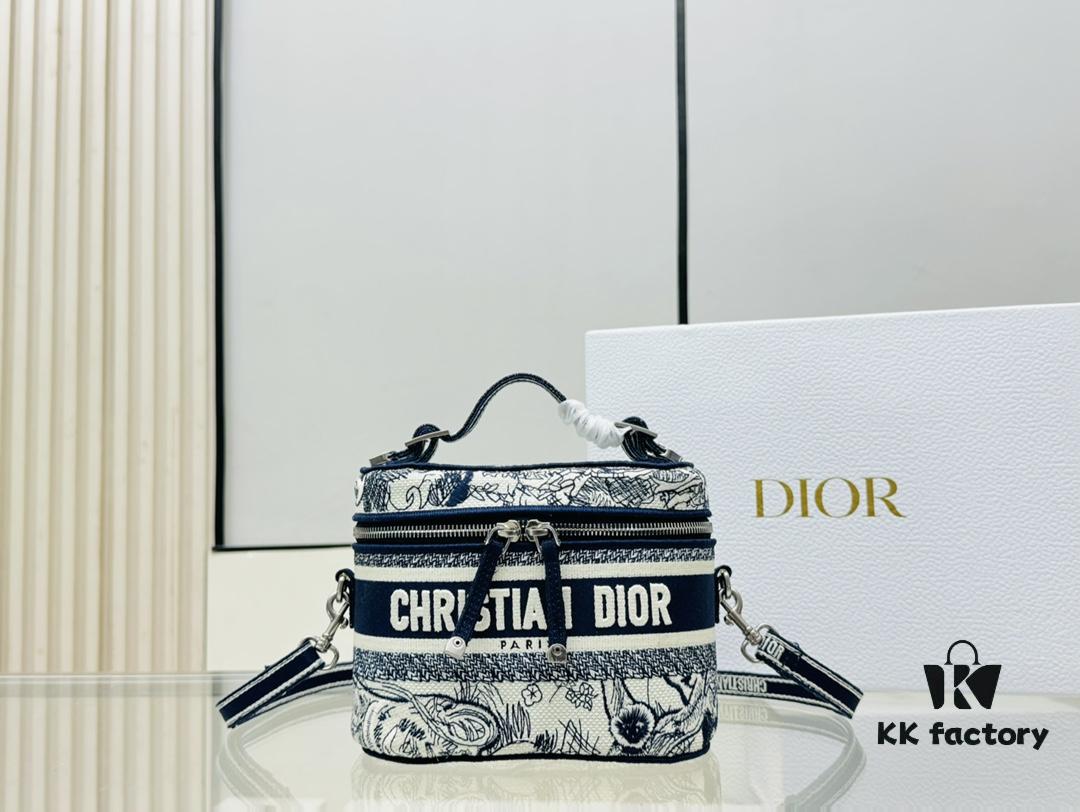 6930a80e6e68136f4d9ac672 New Embroidered DiorTravel Cosmetic Pouch