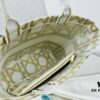 Dior Wicker Bag with Shoulder Strap and Mini Pouch