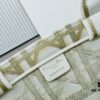 Dior Wicker Bag with Shoulder Strap and Mini Pouch
