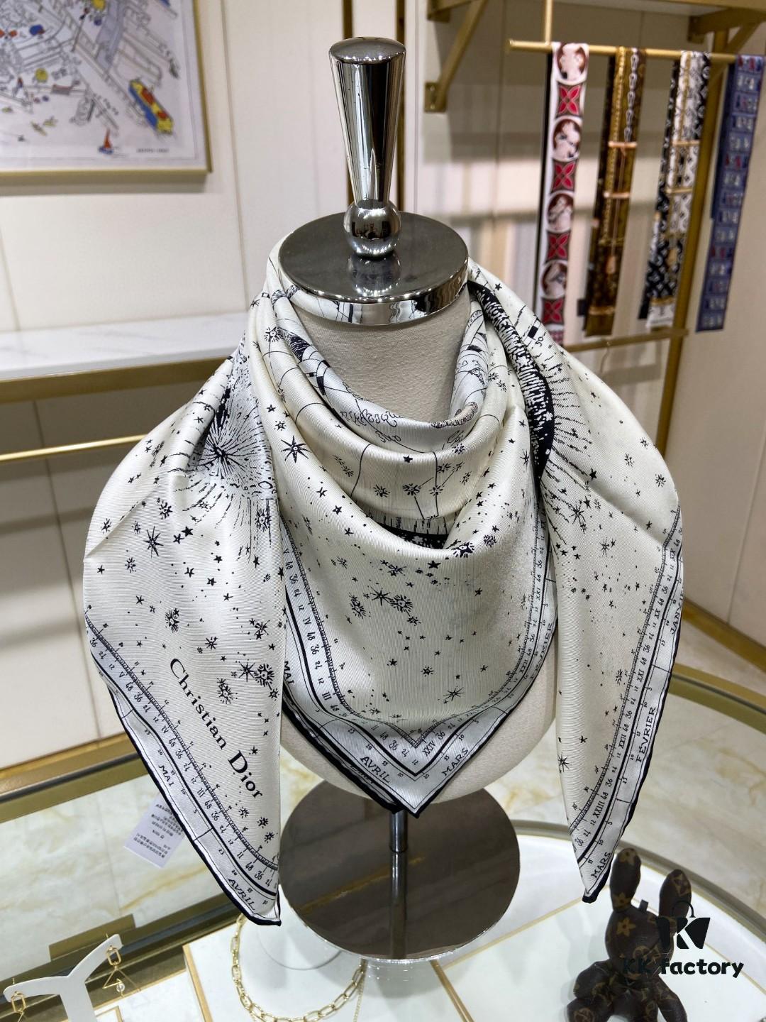 6930a8576e68136f4d9ac708 Luxury Custom Dior Double-Sided Solid Color Silk Scarf, 100% Premium 18 Momme Twill Silk, 90cm x 90cm