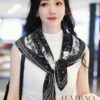6930a8586e68136f4d9ac70a Luxury Custom Dior Double-Sided Solid Color Silk Scarf, 100% Premium 18 Momme Twill Silk, 90cm x 90cm