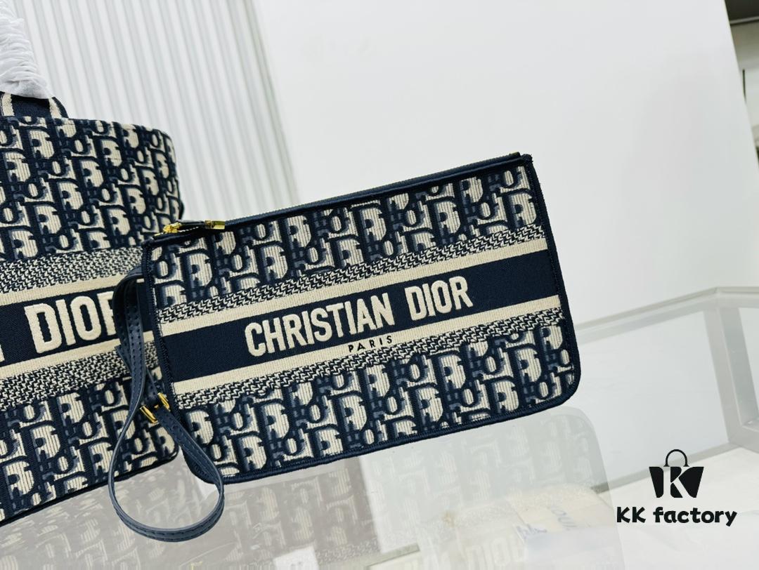 Dior Market Tote with Shoulder Strap and Mini Bag