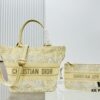 6930a8676e68136f4d9ac729 Dior Market Tote Bag with Shoulder Strap and Mini Pouch