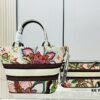 Dior Market Tote with Shoulder Strap and Mini Bag