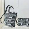 6930a8746e68136f4d9ac745 Dior Market Tote Bag with Shoulder Strap and Mini Pouch
