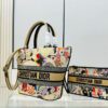 6930a8796e68136f4d9ac74f Dior Market Tote Bag with Shoulder Strap and Mini Pouch