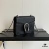 6930a87e6e68136f4d9ac757 Authentic Shot #421970 Black Leather Dionysus Series Bag