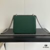 6930a8886e68136f4d9ac768 Authentic Shot #421970 Green Leather Dionysus Series Bag