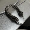 Newly Upgraded Version Real Shot # Model: 400249 Silver Full Leather Size: 28 x 18 x 9cm