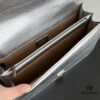 Newly Upgraded Version Real Shot # Model: 400249 Silver Full Leather Size: 28 x 18 x 9cm