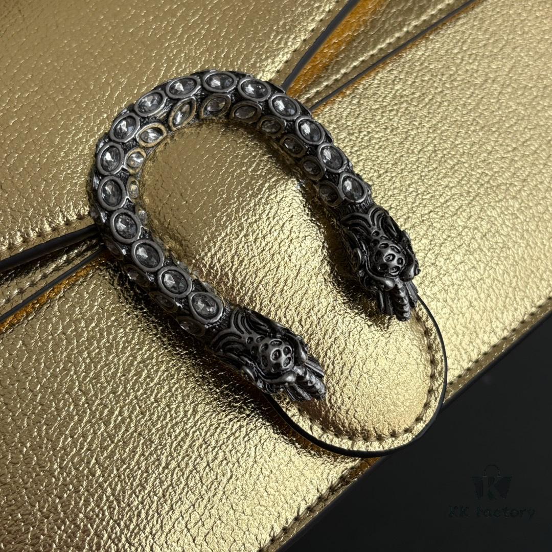 6930a8966e68136f4d9ac780 Upgraded Version Real Shot # Gold Full Leather Model 400249 Size 28x18x9cm