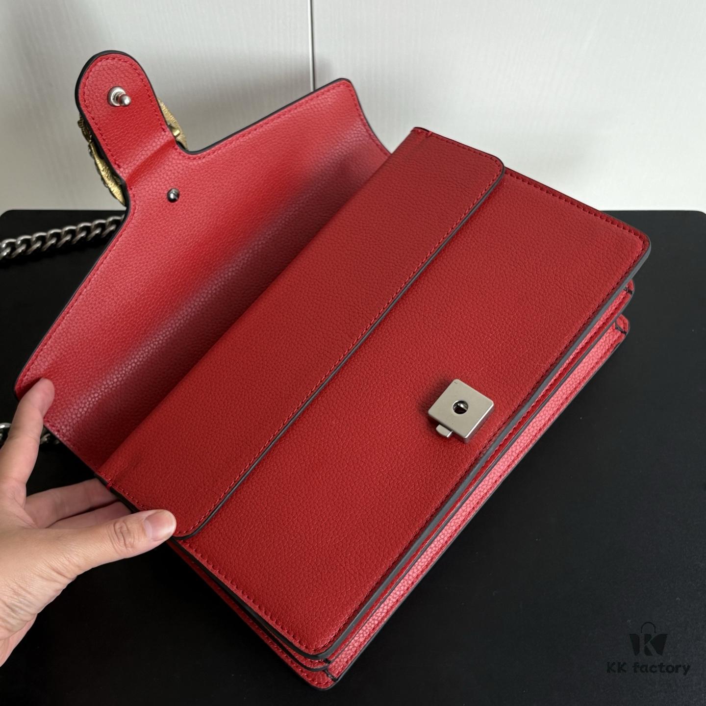 6930a8996e68136f4d9ac785 Upgraded Version Real Shot # Model: 400249 Red Full Leather Size: 28✖️18✖️9cm