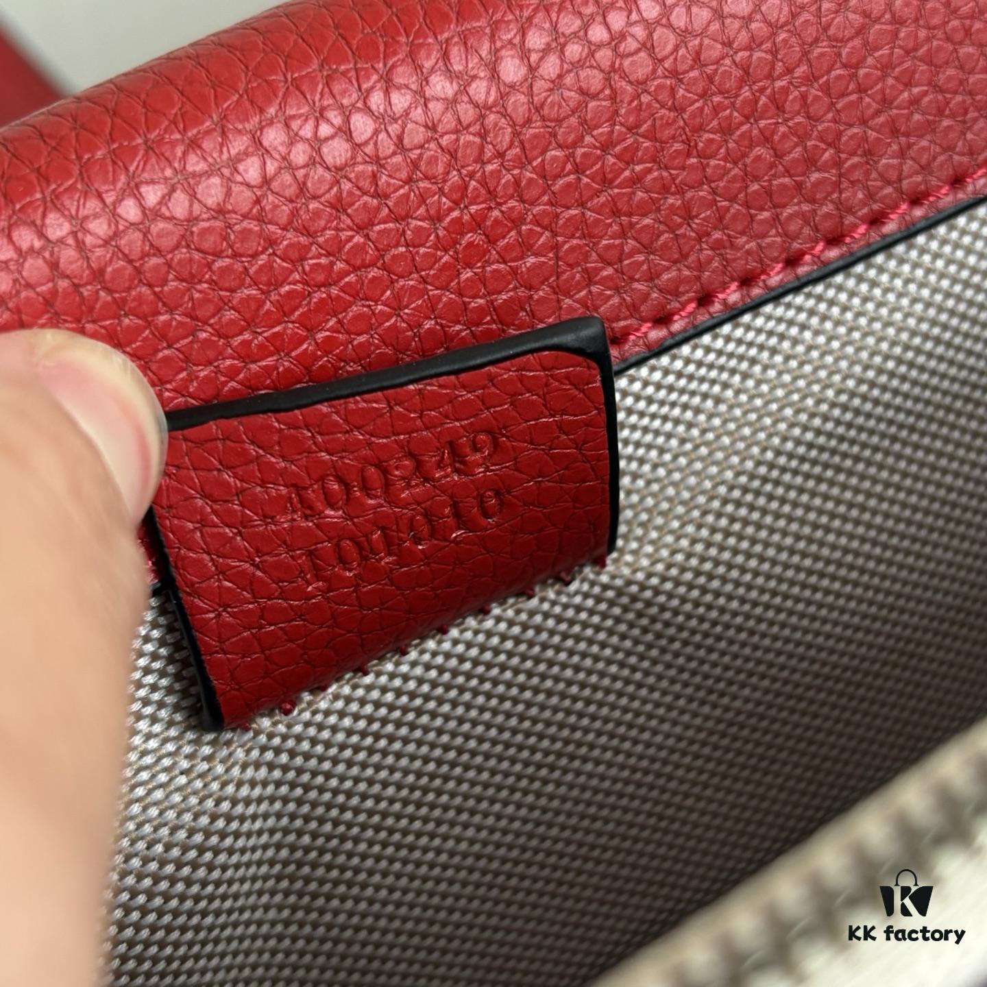 6930a89c6e68136f4d9ac787 Upgraded Version Real Shot # Model: 400249 Red Full Leather Size: 28✖️18✖️9cm