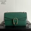 6930a89c6e68136f4d9ac788 Newly Upgraded Version Real Shot # Green Full Leather Model 400249 Size 28×18×9cm