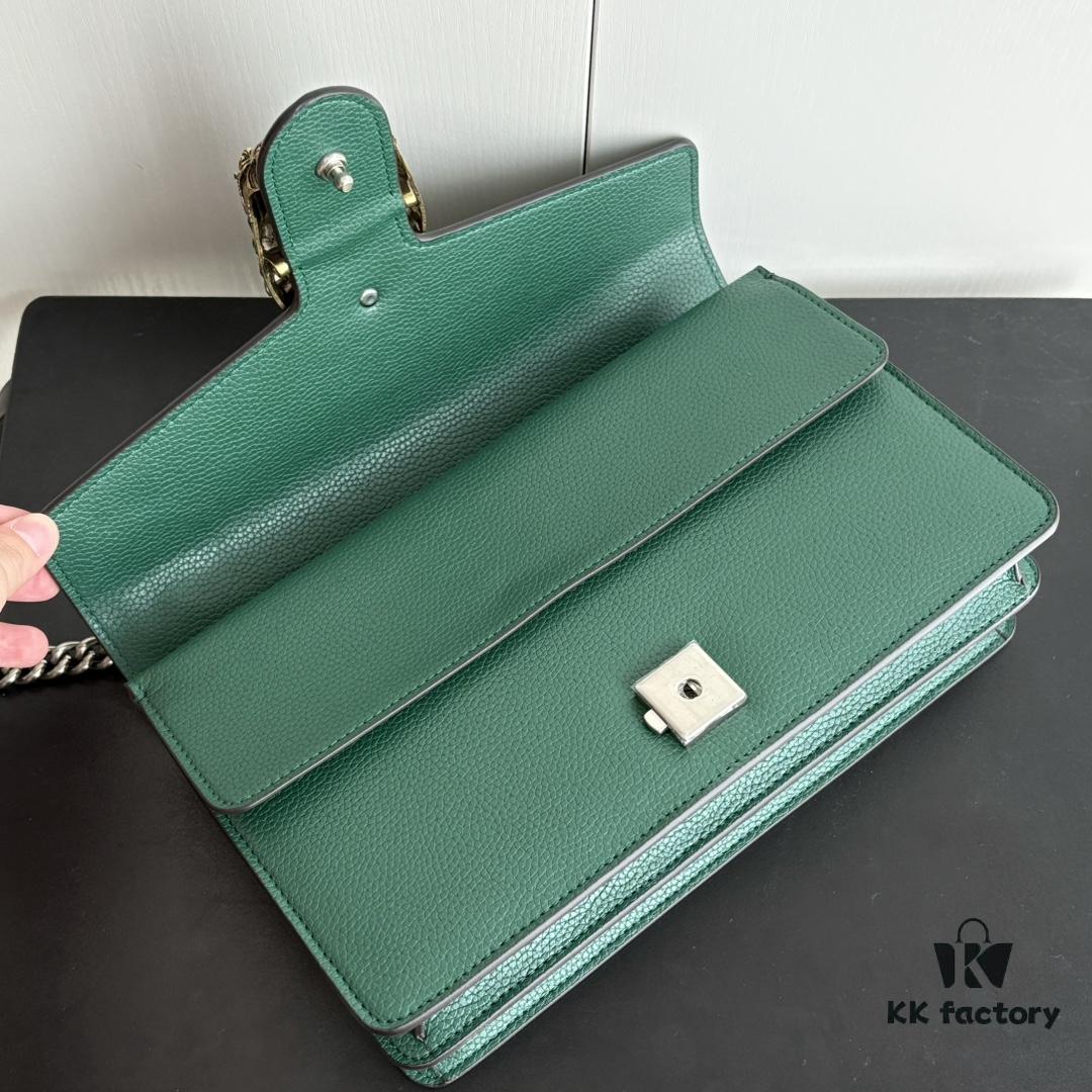 6930a89f6e68136f4d9ac78d Newly Upgraded Version Real Shot # Green Full Leather Model 400249 Size 28×18×9cm
