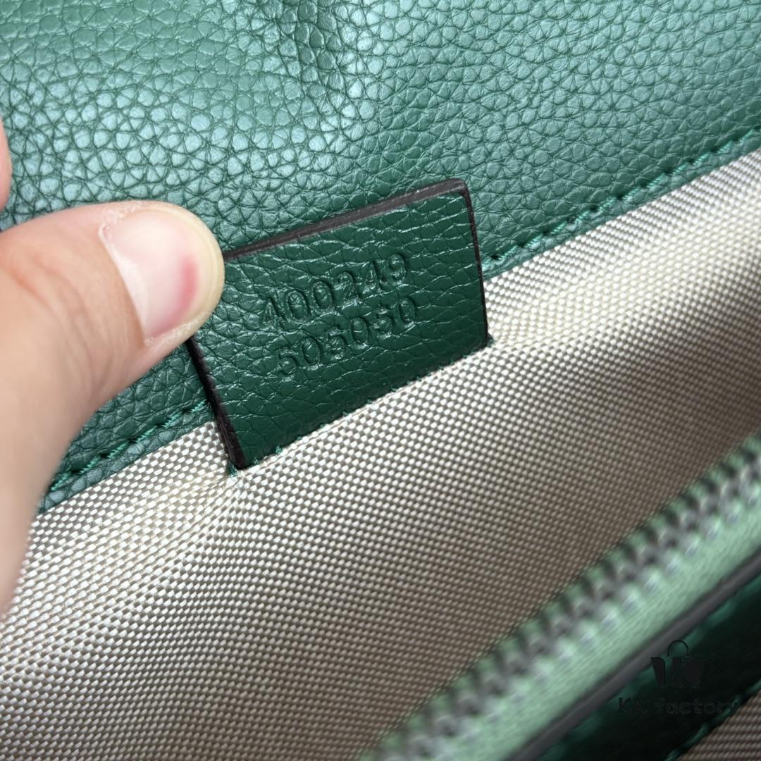 6930a8a16e68136f4d9ac790 Newly Upgraded Version Real Shot # Green Full Leather Model 400249 Size 28×18×9cm