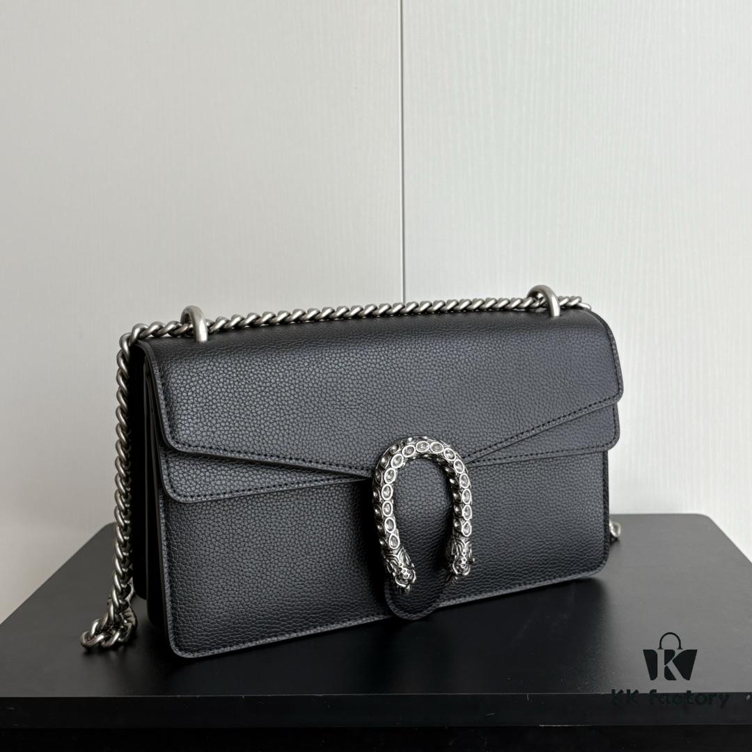 6930a8a36e68136f4d9ac793 Newly Upgraded Dionysus Series Black Full Leather Bag #400249