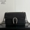 6930a8a36e68136f4d9ac794 Newly Upgraded Dionysus Series Black Full Leather Bag #400249