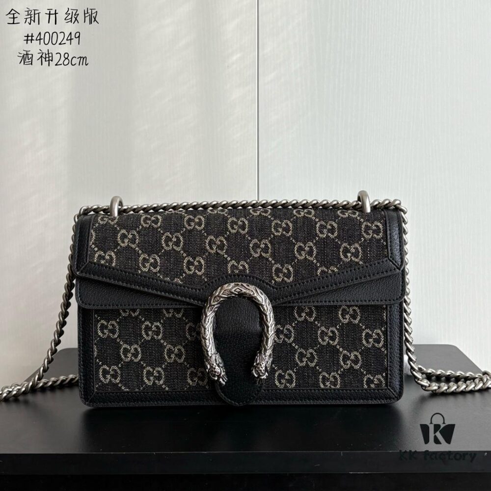 6930a8ae6e68136f4d9ac7a4 Newly Upgraded Dionysus Series Black Denim Bag #400249