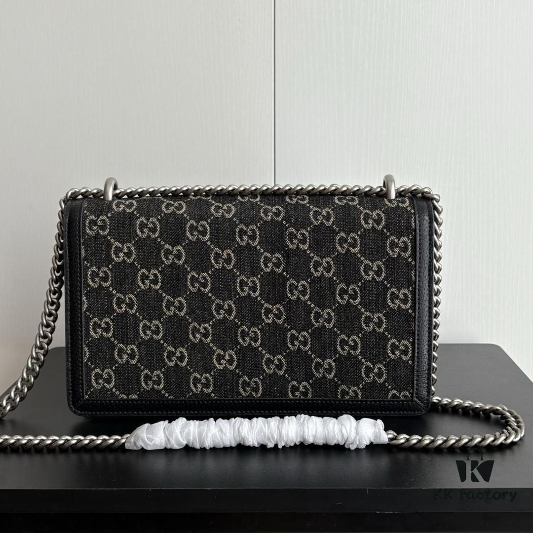 6930a8ae6e68136f4d9ac7a7 Newly Upgraded Dionysus Series Black Denim Bag #400249