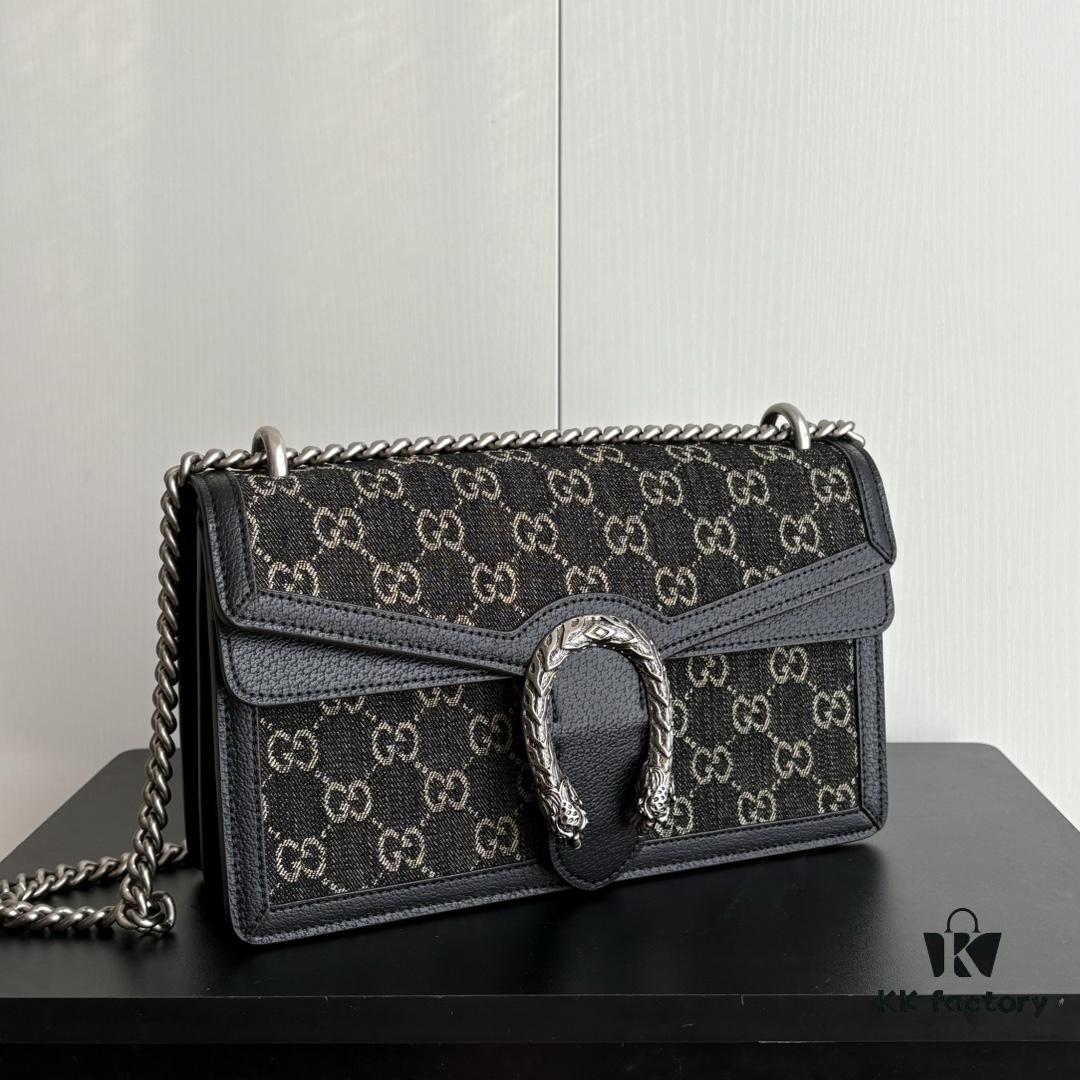 6930a8ae6e68136f4d9ac7a8 Newly Upgraded Dionysus Series Black Denim Bag #400249