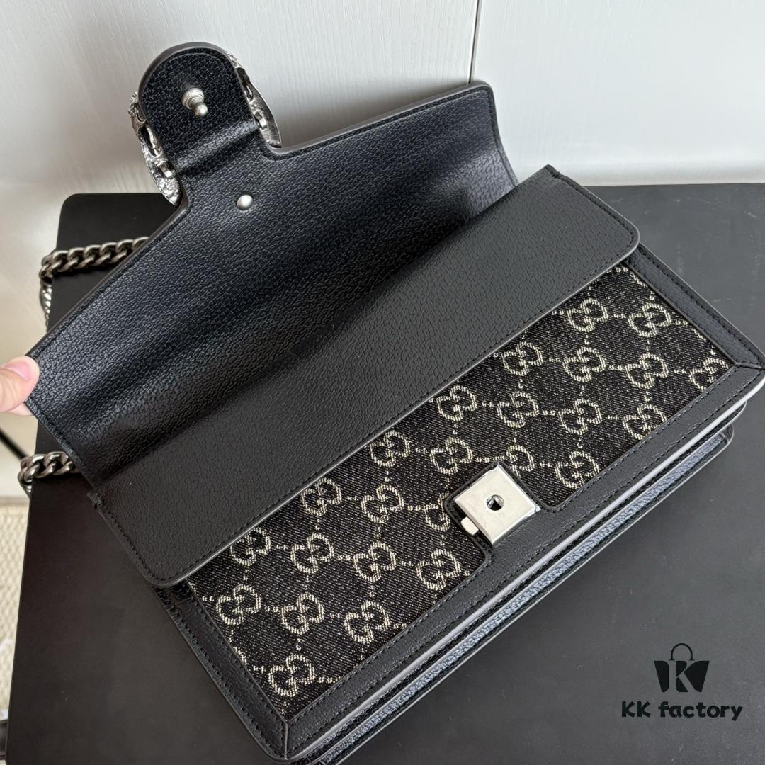 6930a8b26e68136f4d9ac7aa Newly Upgraded Dionysus Series Black Denim Bag #400249