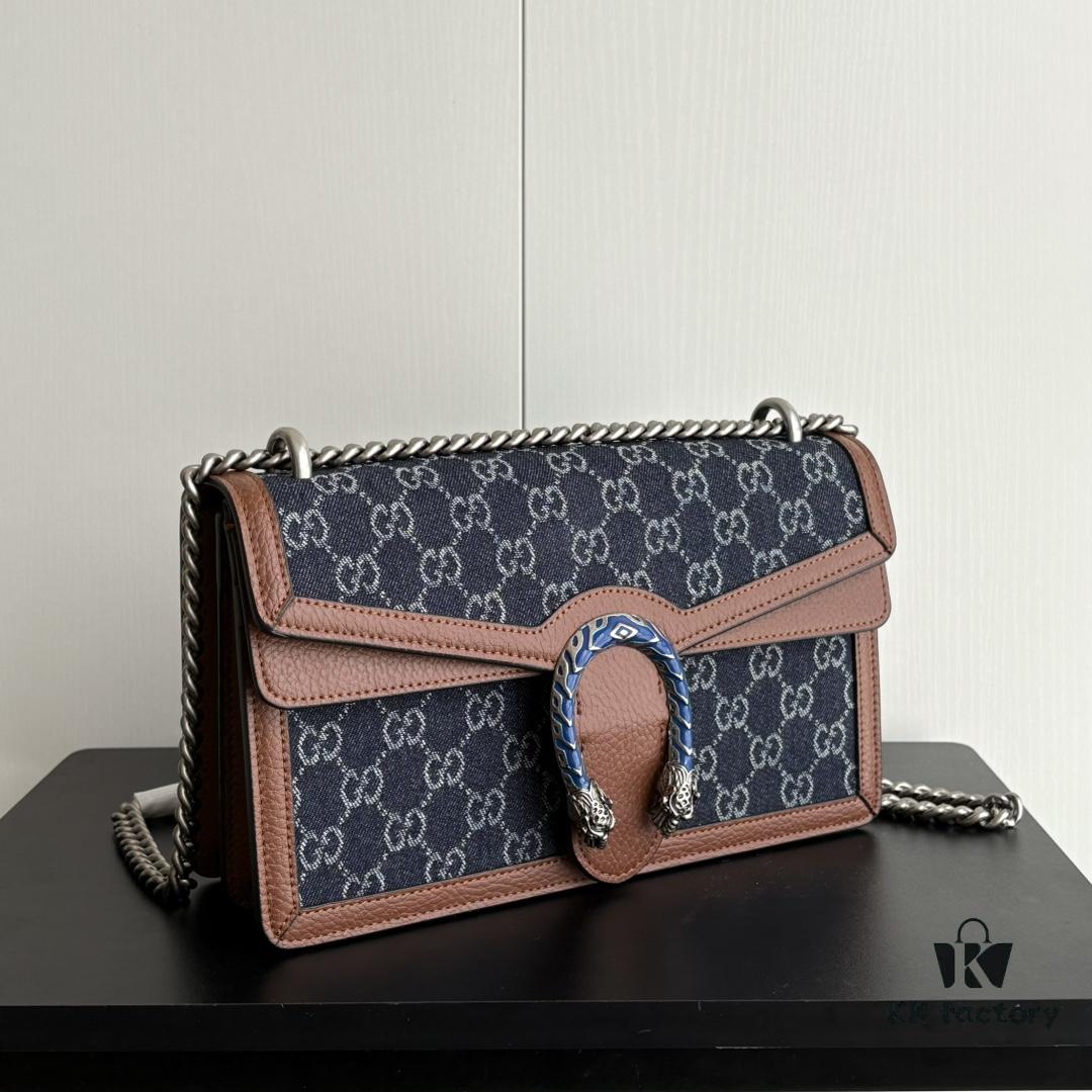 6930a8b96e68136f4d9ac7b9 Upgraded Version Blue Denim Dionysus Series Bag No. 400249
