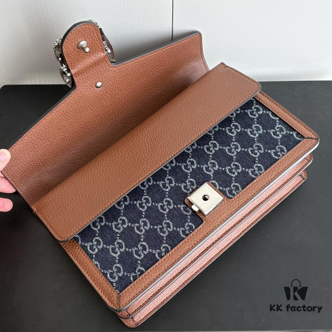 6930a8bb6e68136f4d9ac7bc Upgraded Version Blue Denim Dionysus Series Bag No. 400249