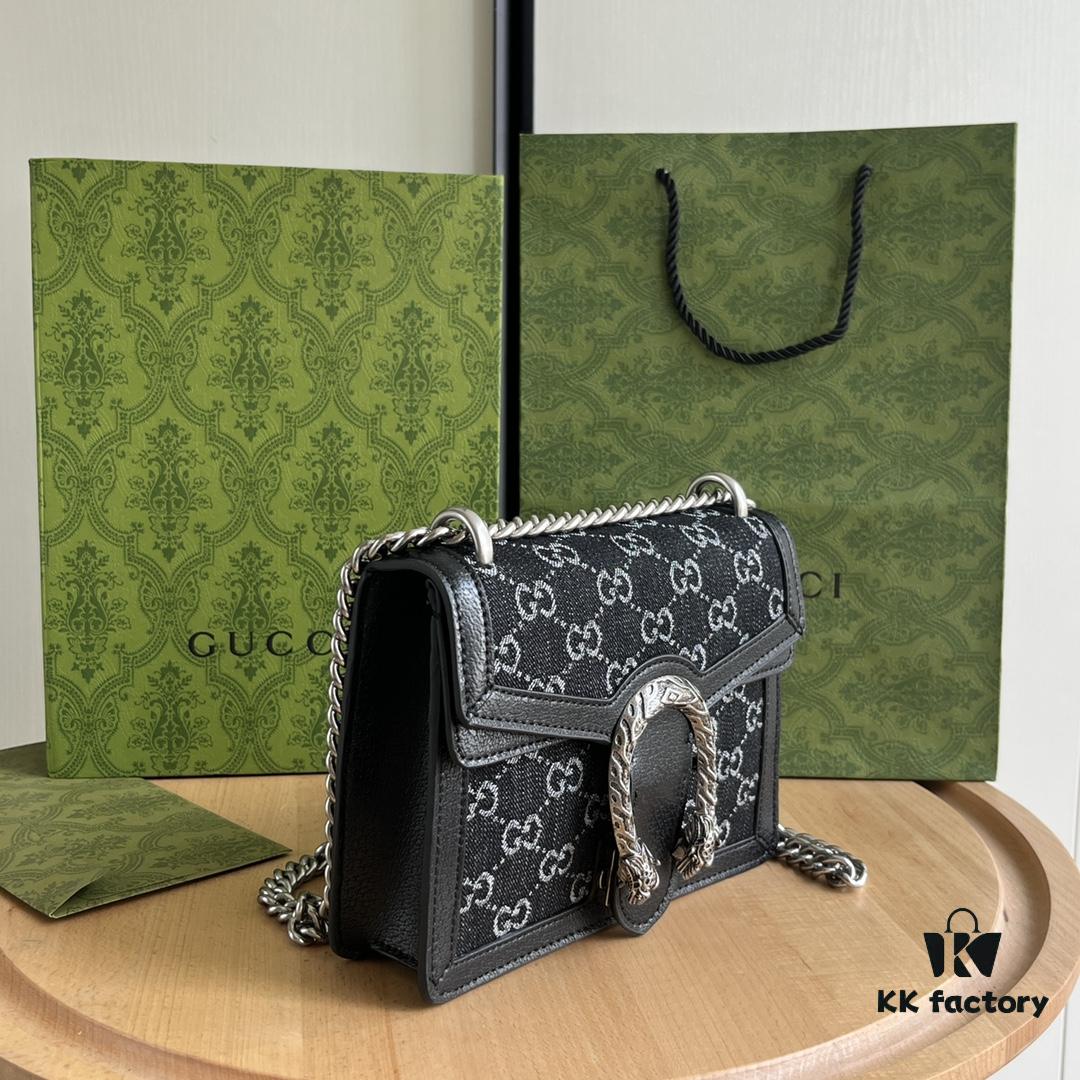 6930a8ce6e68136f4d9ac7da Authentic Shot #421970 Black Denim Dionysus Series Bag