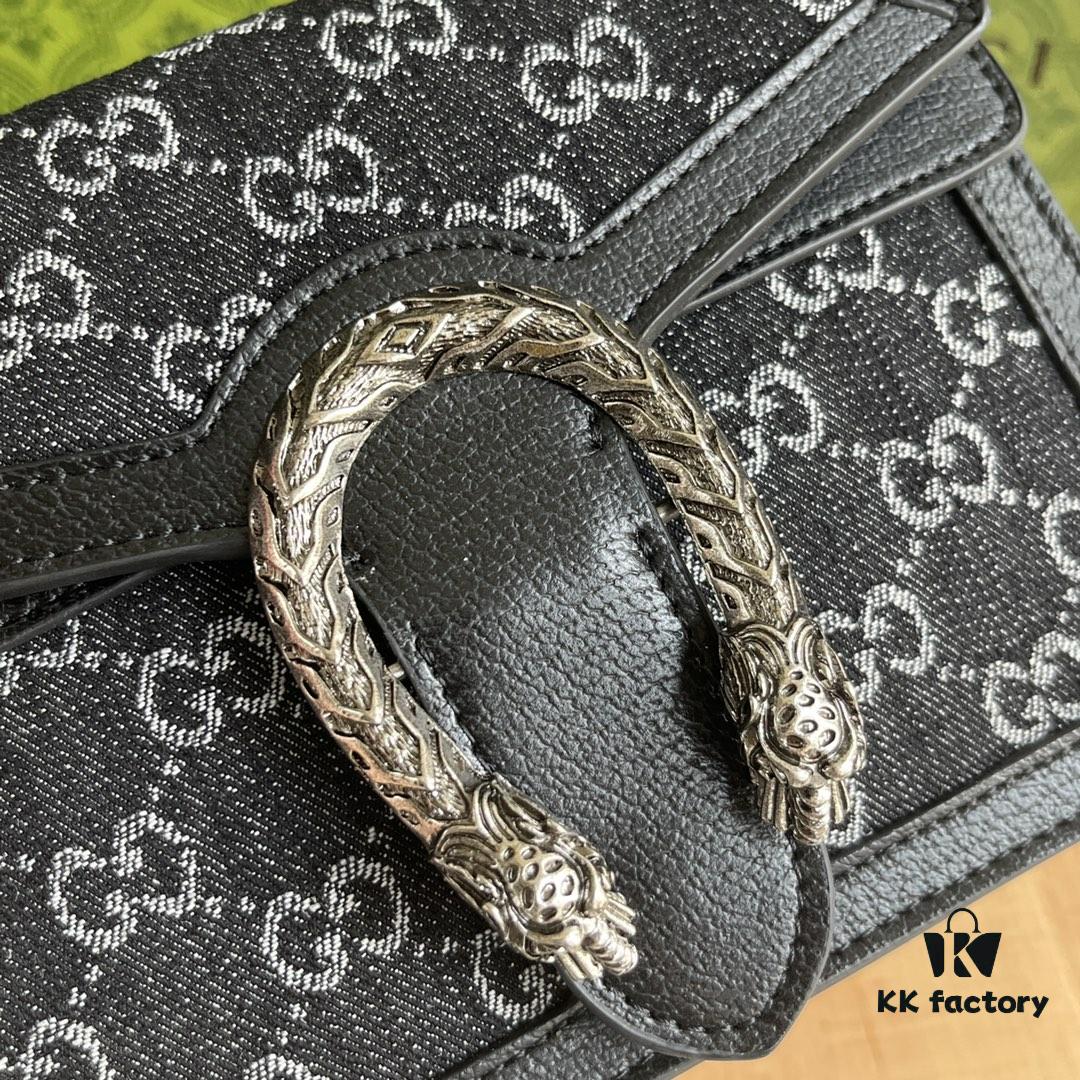 6930a8cf6e68136f4d9ac7dd Authentic Shot #421970 Black Denim Dionysus Series Bag