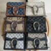 6930a8e36e68136f4d9ac7fc Authentic Shot #421970 Blue Denim Dionysus Series Bag