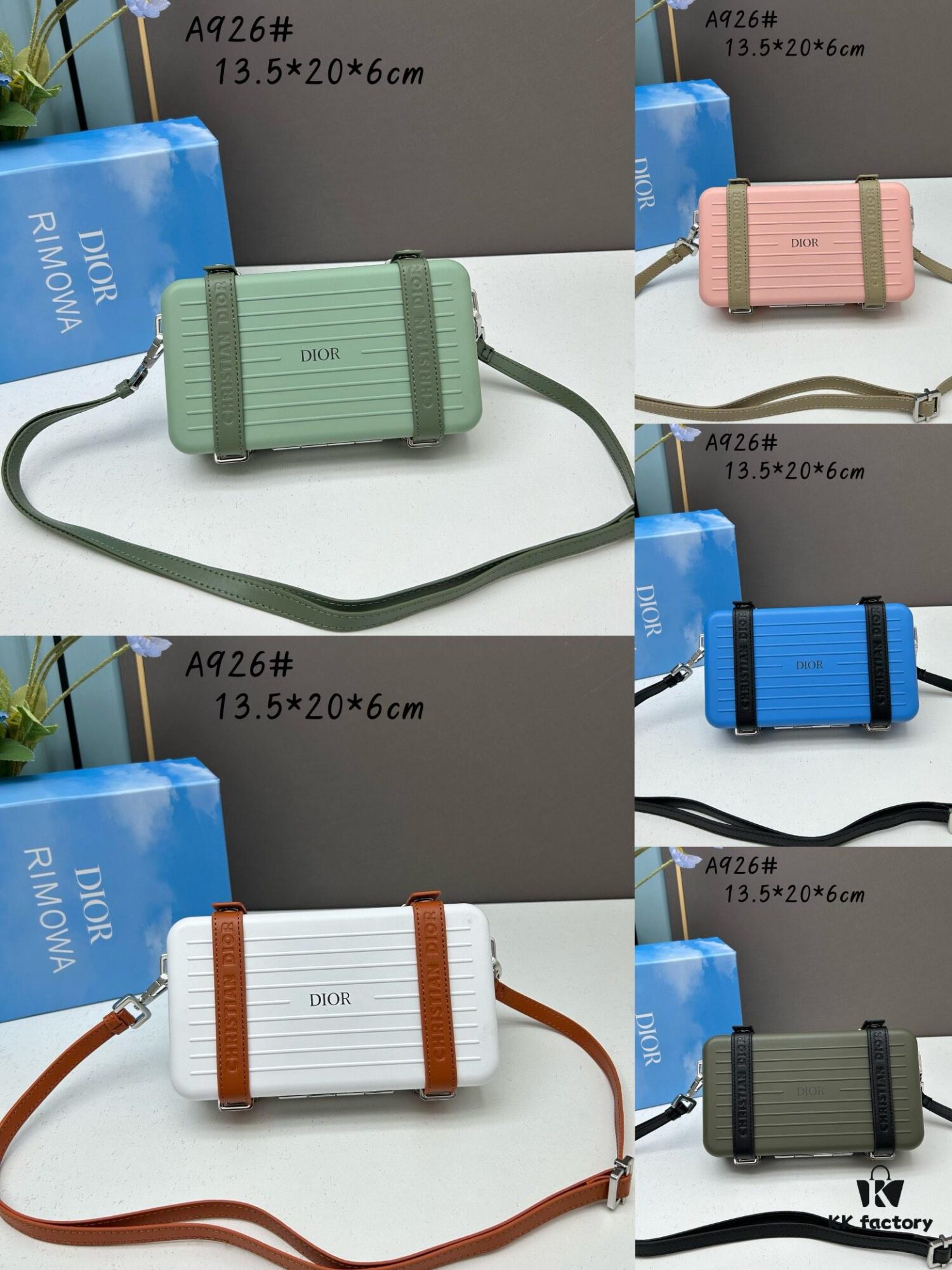 DIOᖇ 🎉🎉 x RIMOWA Limited Edition Mini Luggage Crossbody Bag