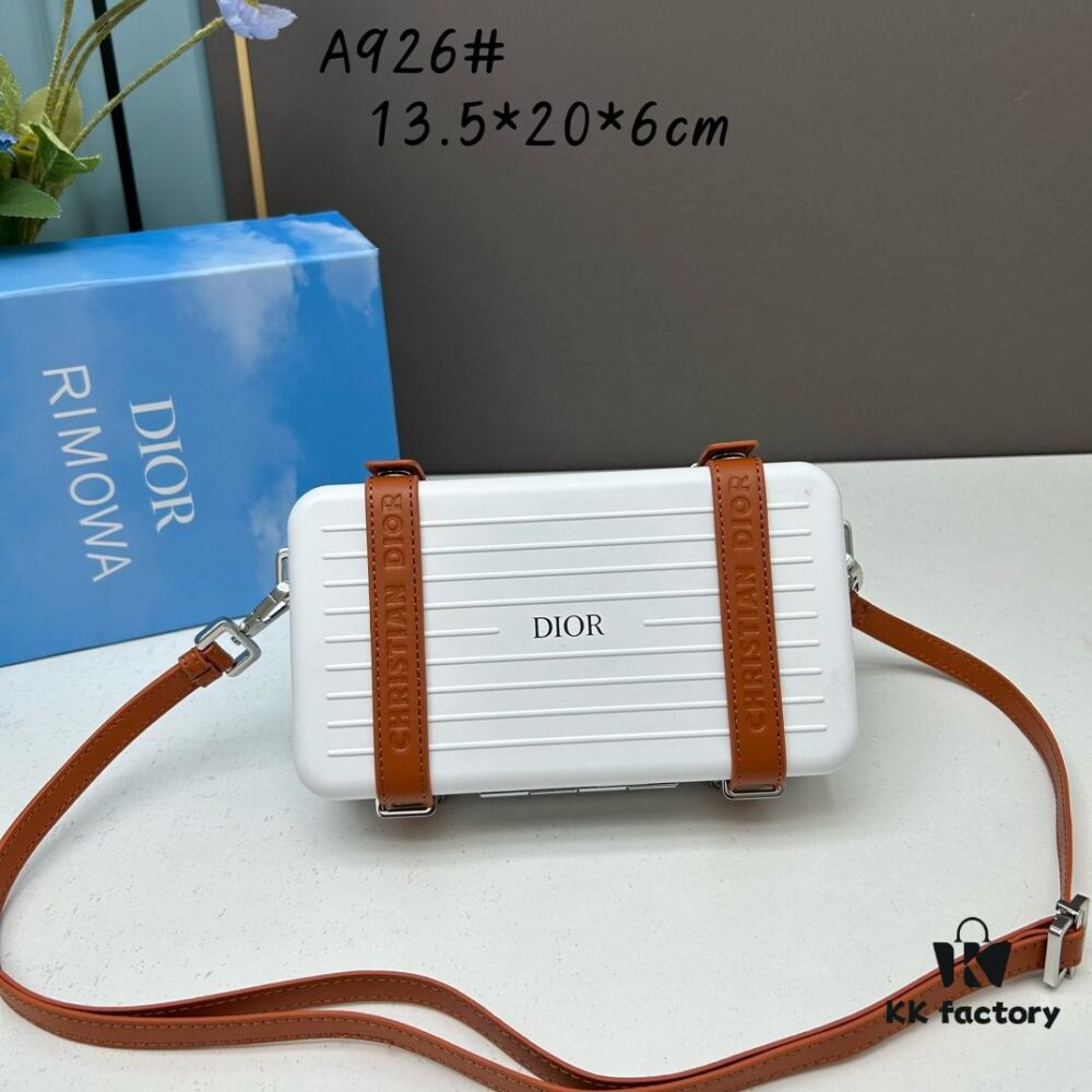 6930a90b6e68136f4d9ac84c DIOᖇ🎉🎉 & RIMOWA Collaborative Limited Edition Mini Luggage Crossbody Bag