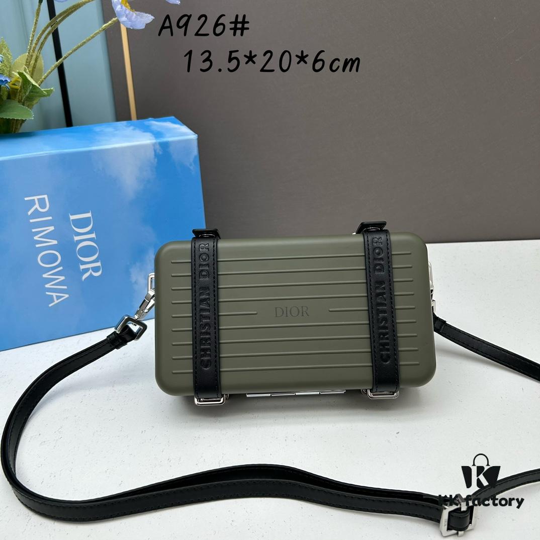 6930a9176e68136f4d9ac863 DIOᖇ🎉🎉 & RIMOWA Limited Edition Collaborative Mini Luggage Crossbody Bag