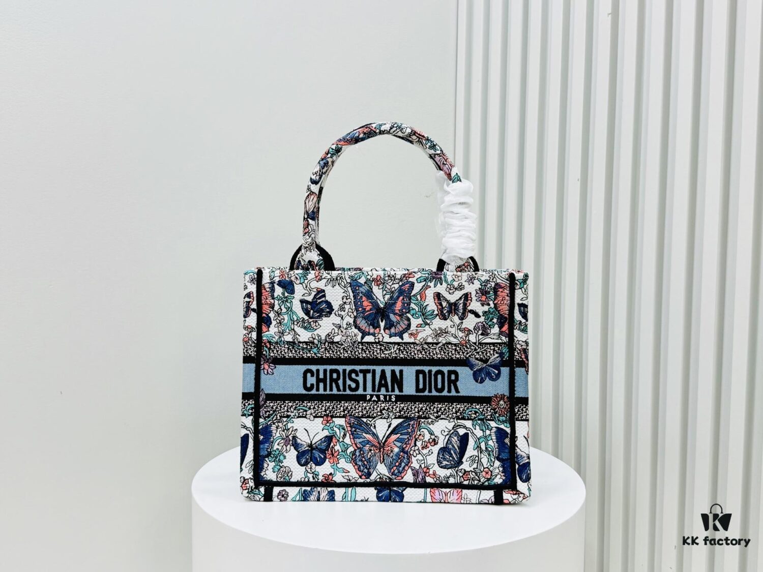 Authentic Thick Fabric Warning  ️ Small Size Book Tote