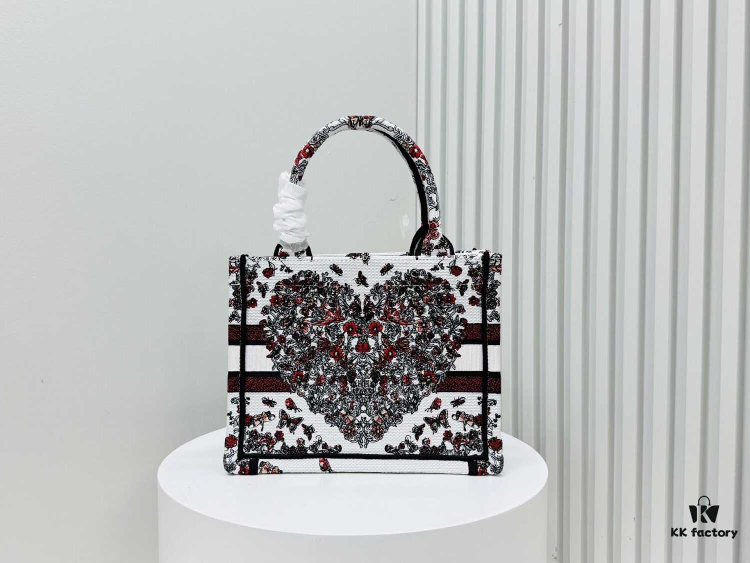 6930a93f6e68136f4d9ac8aa Authentic Thick Fabric Warning ️ Small Size Book Tote